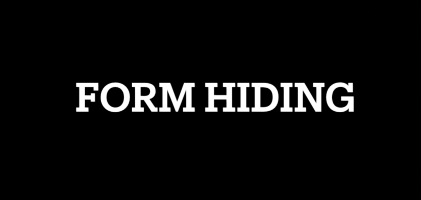 Form Hiding