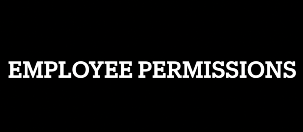 Employee Permissions