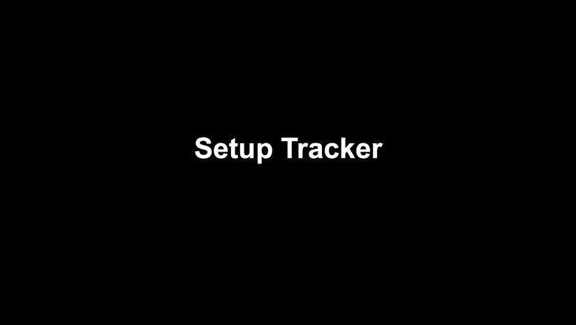 1: Set Up Tracker