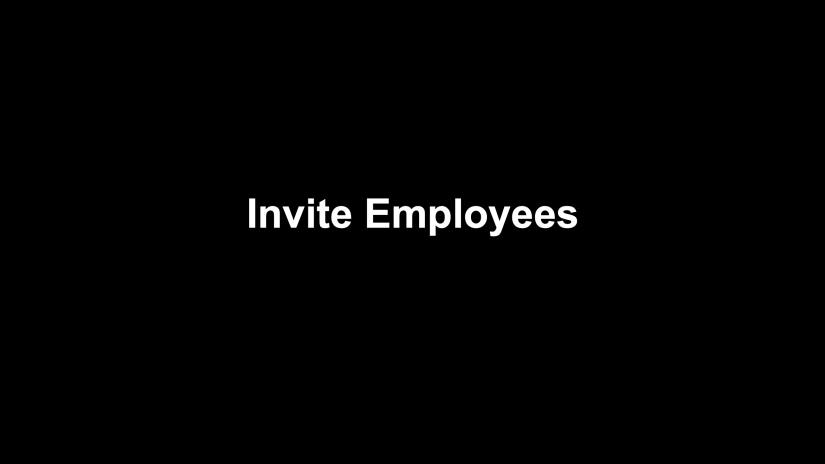 7: Invite Employees